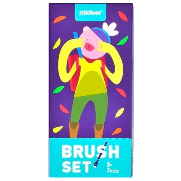Креативный набор Mideer Brush Set MD4160 3+/ Разноцветный Черный photo 1 Креативный набор Mideer Brush Set MD4160 3+/ Разноцветный Черный photo 1