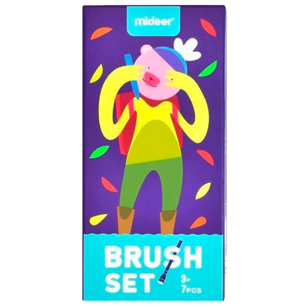 Креативный набор Mideer Brush Set MD4160 3+/ Разноцветный Черный photo 1 Креативный набор Mideer Brush Set MD4160 3+/ Разноцветный Черный photo 1