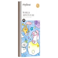 Set de creație Mideer Watercolour Painting Aventură în jurul lumii MD4225 3+/ Multicolor Multicolor