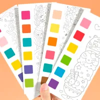 Set de creație Mideer Watercolour Painting Vis de basm MD4193 3+/ Multicolor Multicolor photo 5