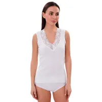 Maiou pentru femei Oztas 2079 L/ White