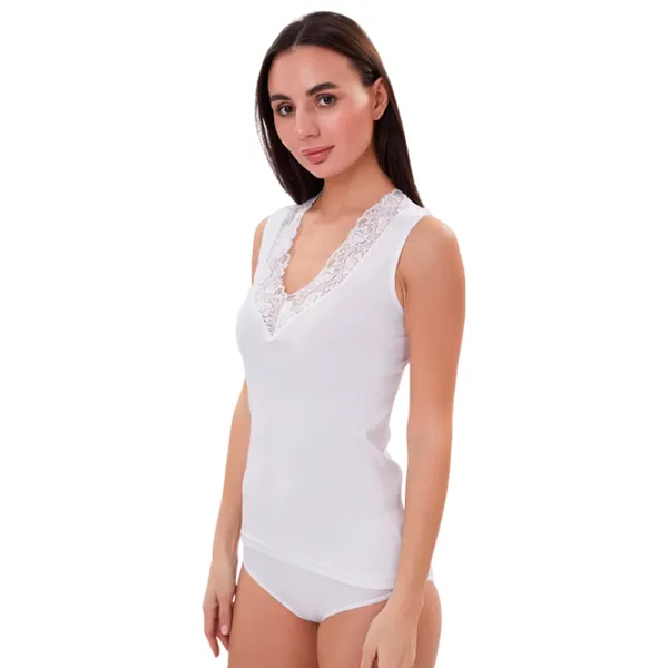 Maiou pentru femei Oztas 2079 L/ White photo 4