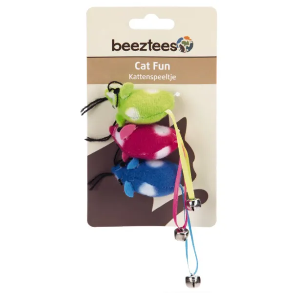 Мышки для кошек Beeztees Petti 3  photo 2 Мышки для кошек Beeztees Petti 3  photo 2