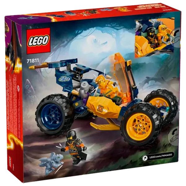 Constructor LEGO Arin's Ninja Off-Road Buggy Car Mașină/ Multicolor photo 1