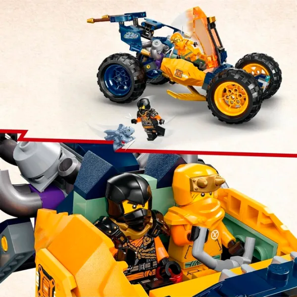 Constructor LEGO Arin's Ninja Off-Road Buggy Car Mașină/ Multicolor photo 4