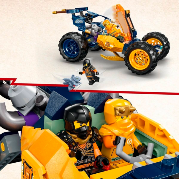 Constructor LEGO Arin's Ninja Off-Road Buggy Car Mașină/ Multicolor photo 4