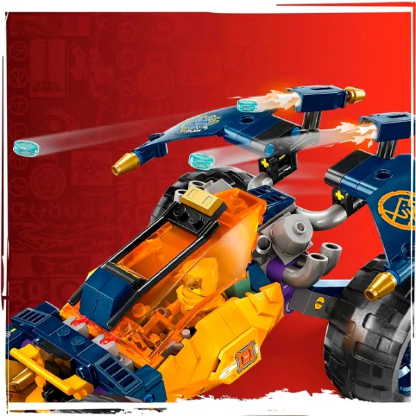 Constructor LEGO Arin's Ninja Off-Road Buggy Car Mașină/ Multicolor photo 5
