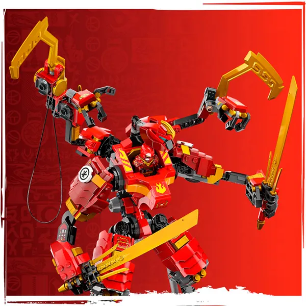 Constructor LEGO Kai's Ninja Climber Mech Robot/ Multicolor photo 7