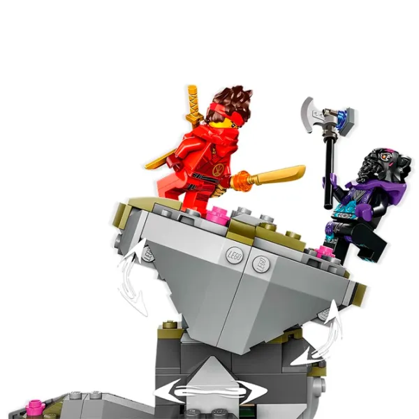 Constructor LEGO Dragon Stone Shrine Figuri/ Multicolor photo 5