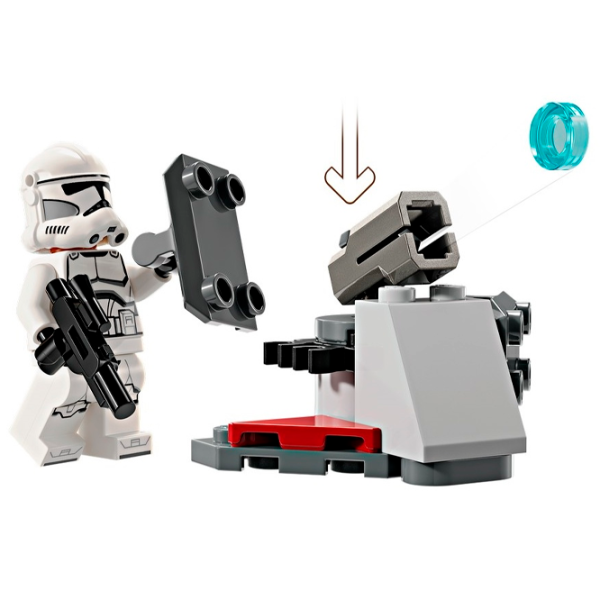 Constructor LEGO Clone Trooper & Battle Droid Battle Pack Figuri/ Multicolor photo 4