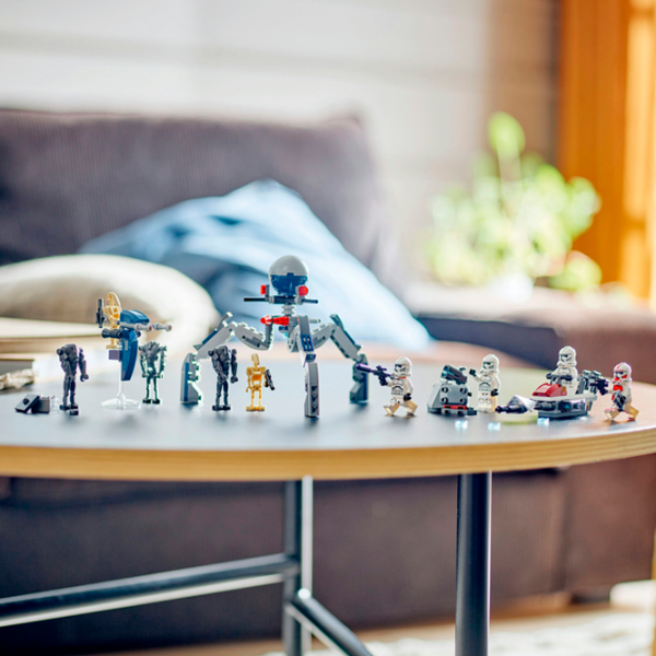Constructor LEGO Clone Trooper & Battle Droid Battle Pack Figuri/ Multicolor photo 10