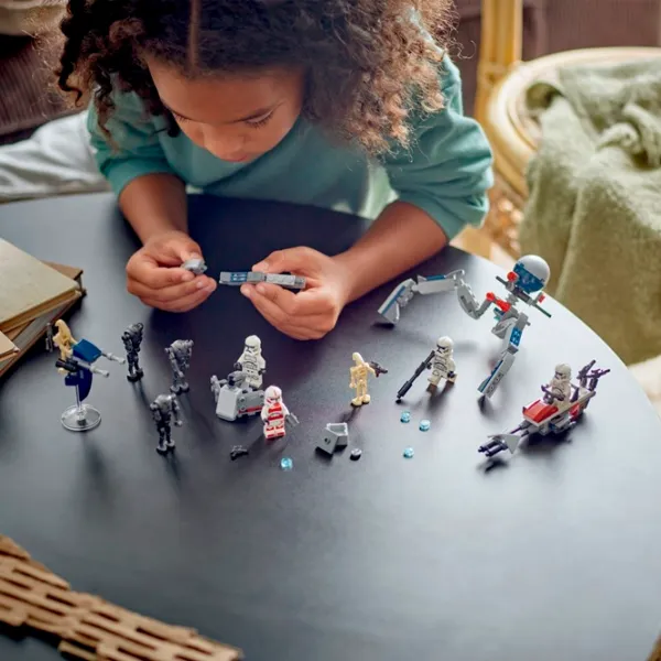 Constructor LEGO Clone Trooper & Battle Droid Battle Pack Figuri/ Multicolor photo 11