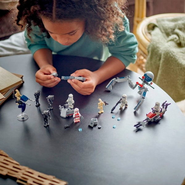 Constructor LEGO Clone Trooper & Battle Droid Battle Pack Figuri/ Multicolor photo 11