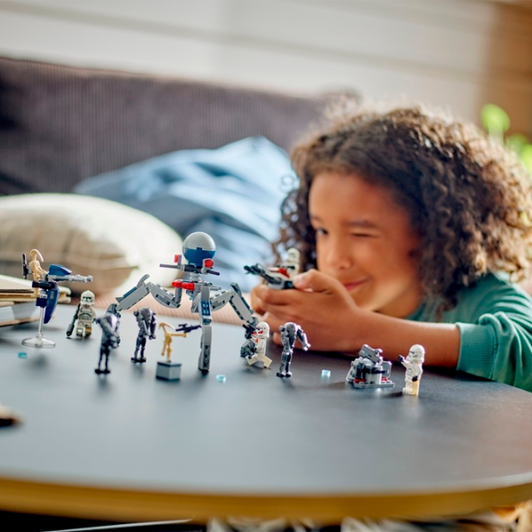 Constructor LEGO Clone Trooper & Battle Droid Battle Pack Figuri/ Multicolor photo 12