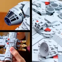 Constructor LEGO Millennium Falcon Navă spațială/ Gray photo 7