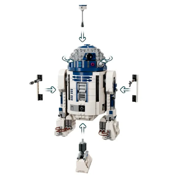 Constructor LEGO R2-D2 Personaj de film/ Multicolor photo 4