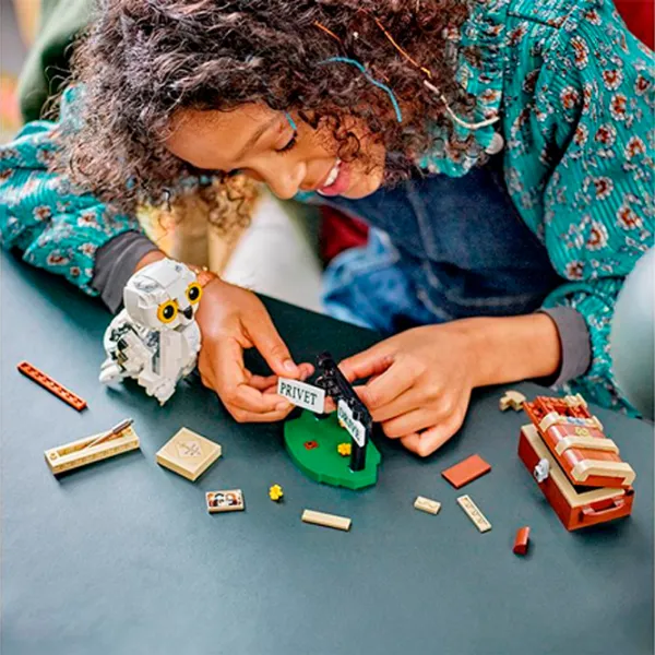 Constructor LEGO Hedwig At 4 Privet Drive Scenă din film/ Multicolor photo 8