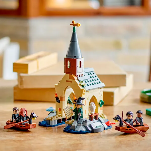 Constructor LEGO Hogwarts Castle Boathouse Scenă din film/ Multicolor photo 8