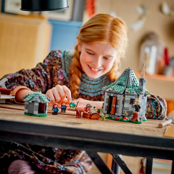 Constructor LEGO Hagrid's Hut: An Unexpected Visit Scenă din film/ Multicolor photo 9