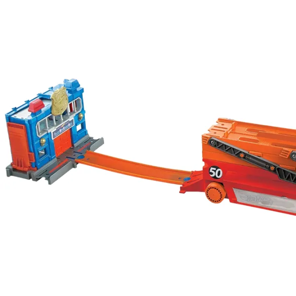 Грузовик Mattel Mega Transportator GHR48 Черный Красный photo 5