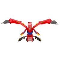 Машина-трансформер Mattel Mecard Mega Dragon Turning Mecard FWY67 Черный Красный photo 2