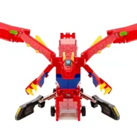 Машина-трансформер Mattel Mecard Mega Dragon Turning Mecard FWY67 Черный Красный photo 3