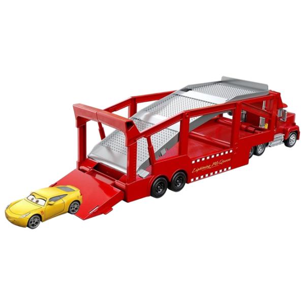Грузовик Mattel Cars Mack Transporter HDN03 Серый Красный photo 4