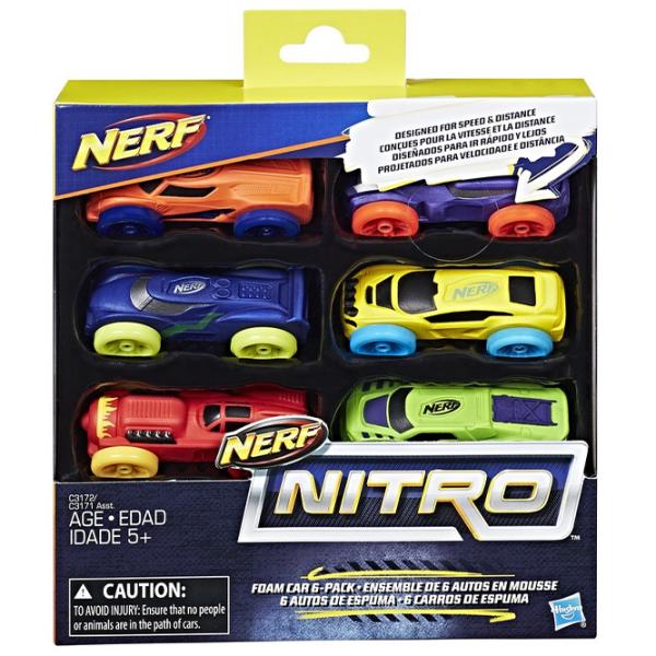 Машинка Hasbro Nerf Nitro C3171 Черный Разноцветный photo 5