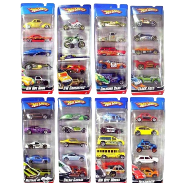Комплект машин Mattel Hot Wheels 1806 Черный Разноцветный photo 2 Комплект машин Mattel Hot Wheels 1806 Черный Разноцветный photo 2