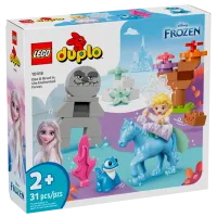 Constructor LEGO Elsa and Bruni in the Enchanted Forest Scenă din film/ Multicolor