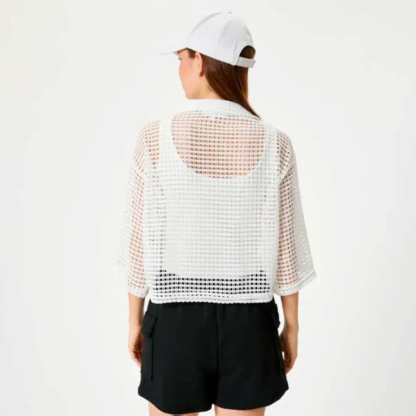 Tricou pentru femei Koton 4SAL10852IK 100% poliester/ White photo 3