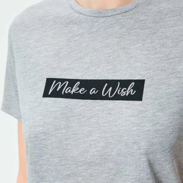 Tricou pentru femei Koton 4SAK50427EK 100% poliester/ Gray photo 5