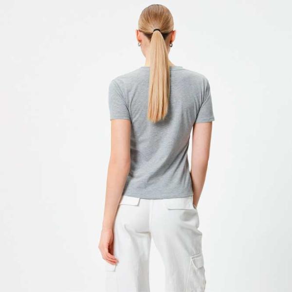 Tricou pentru femei Koton 4SAK50428EK 70% poliester/ Gray photo 4