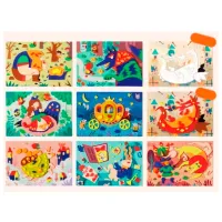 Set de creație Mideer Sticker & Coloring Cards My First Fairytale CT6359 3+/ Multicolor Multicolor photo 2