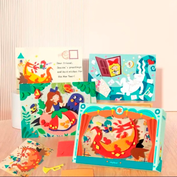 Креативный набор Mideer Sticker & Coloring Cards My First Fairytale CT6359 3+/ Разноцветный Разноцветный photo 5 Креативный набор Mideer Sticker & Coloring Cards My First Fairytale CT6359 3+/ Разноцветный Разноцветный photo 5