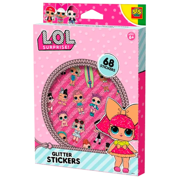 Set de creație SES LOL Surprise Glitter Stickers 14191S 6+/ Multicolor Multicolor photo 1