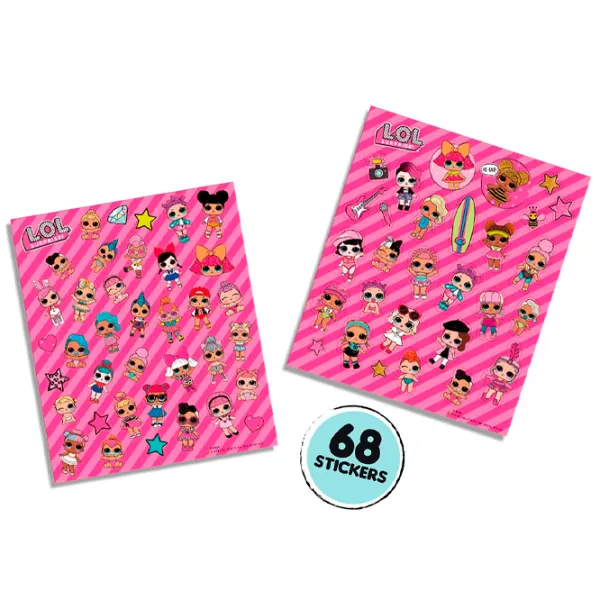 Set de creație SES LOL Surprise Glitter Stickers 14191S 6+/ Multicolor Multicolor photo 2