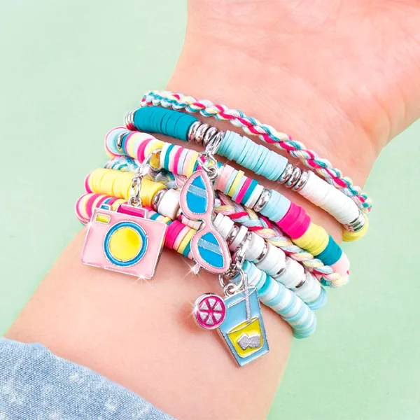 Креативный набор Make It Real Bringing Creativity to Life Summer Vibes Heishi Bead Bracelets 1317M 8+/ Разноцветный Разноцветный photo 5