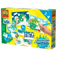 Креативный набор SES Colouring with water Animals Mega set 14459S 1+/ Разноцветный Разноцветный
