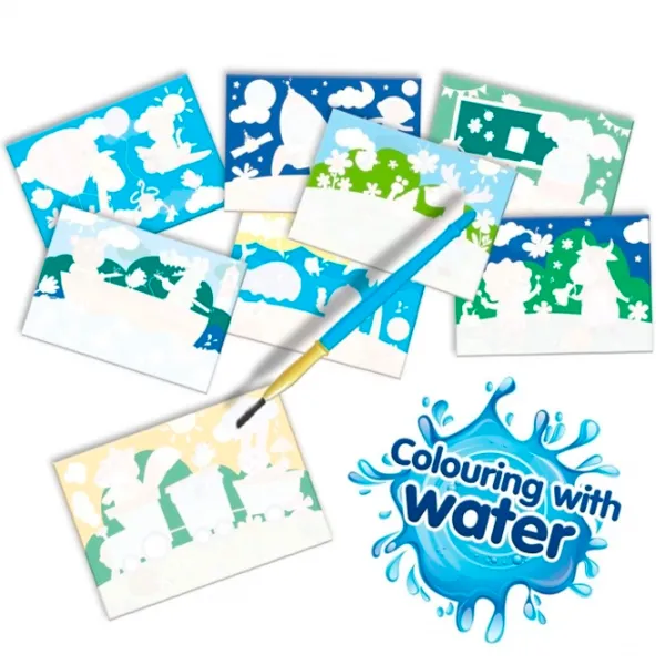 Set de creație SES Colouring with water Animals Mega set 14459S 1+/ Multicolor Multicolor photo 2