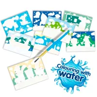 Креативный набор SES Colouring with water Animals Mega set 14459S 1+/ Разноцветный Разноцветный photo 2