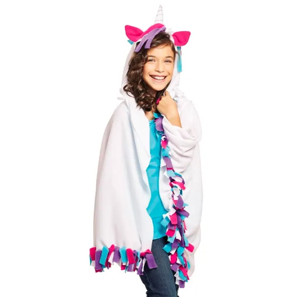Креативный набор Make It Real Bringing Creativity to Life Unicorn Hoodie Blanket 1603M 8+/ Разноцветный Белый photo 5