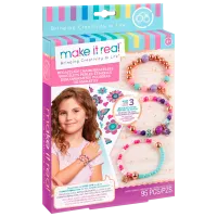 Set de creație Make It Real Bringing Creativity to Life Charm bracelets, Blooming 1202 8+/ Multicolor Multicolor