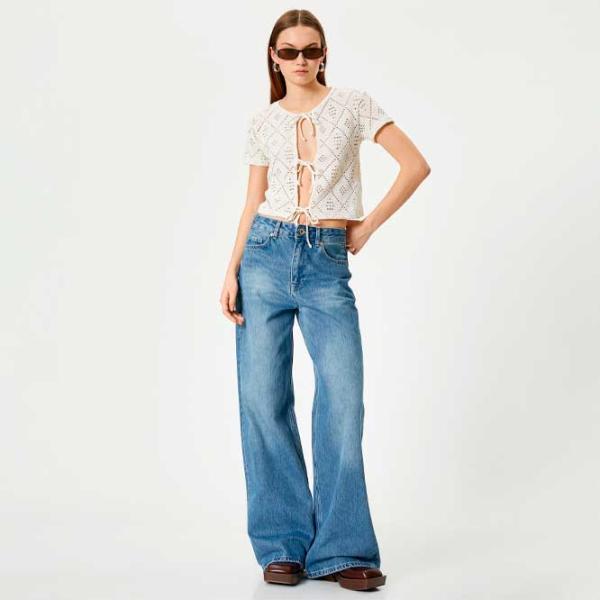 Футболка для женщин Koton 4SAL10847IK 44% полиэстер/ Белый photo 3