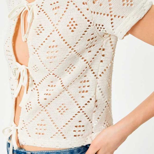 Tricou pentru femei Koton 4SAL10847IK 44% poliester/ White photo 5