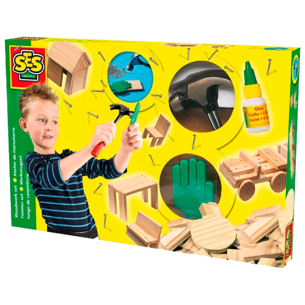 Set de creație SES Creative Woodwork set 00943 5+/ Multicolor Multicolor photo 1