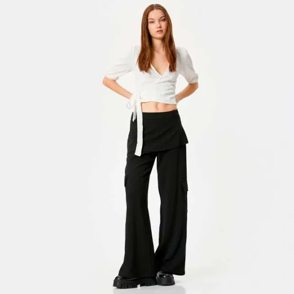 Футболка для женщин Koton 4SAL10488IK 100% полиэстер/ Белый photo 3