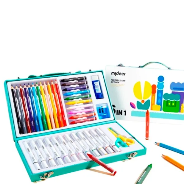 Set de creație Mideer Portable Art Gift Box CT4273 Multicolor Multicolor photo 3