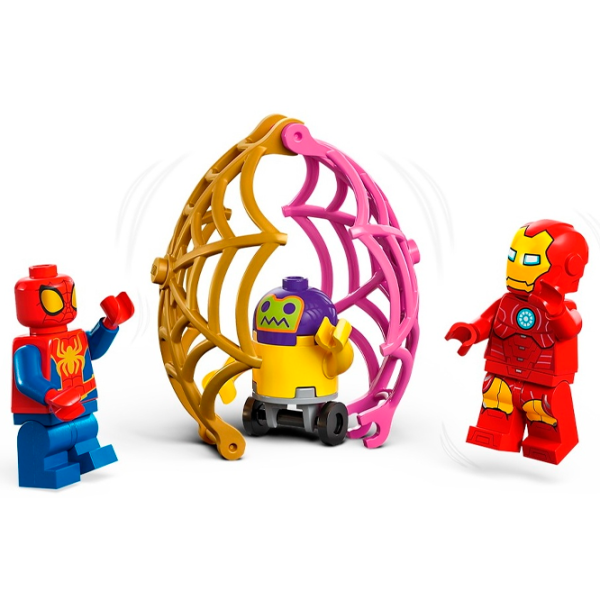 Constructor LEGO Team Spidey Web Spinner Headquarters Figuri/ Multicolor photo 3