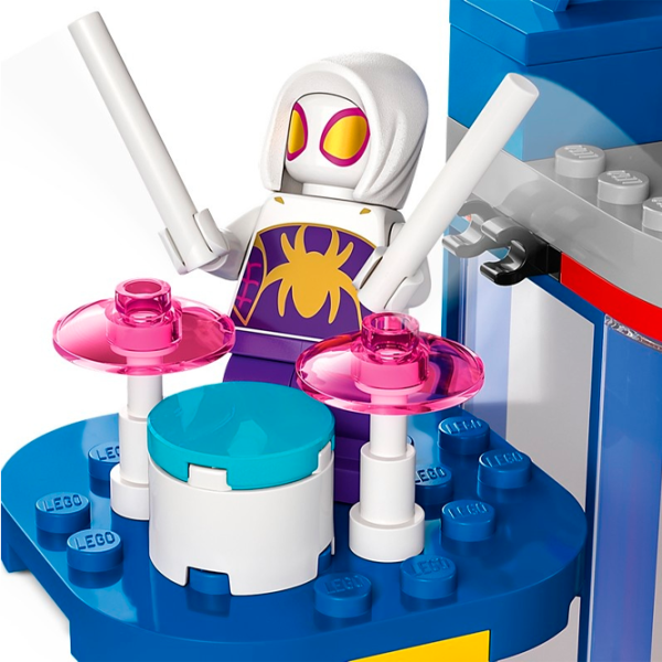 Constructor LEGO Team Spidey Web Spinner Headquarters Figuri/ Multicolor photo 5
